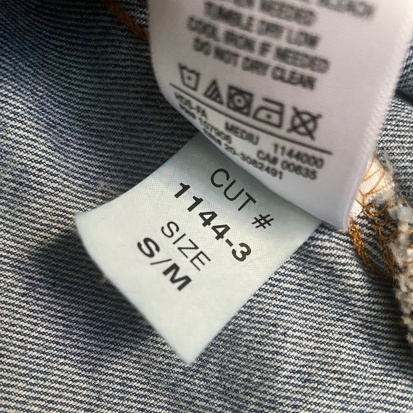 HUDSON Trucker Denim Jean Jacket Size S/M Excellent Condition Gorpcore - Picture 12 of 12